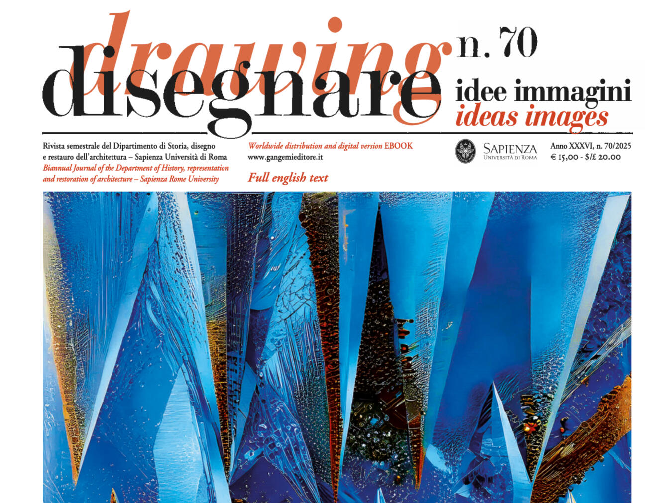 IT-EN Translation: Alessandro Mazza in Disegnare Magazine 70/2025, Sapienza Università di Roma, Gangemi Editore
